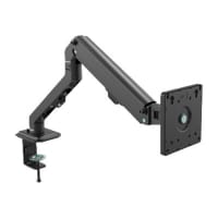 Vision VFM-DA/4 - Mounting kit (articulating arm, C-clamp, VESA adapter, VESA cover)- aluminium, steel - matte black - screen size: 10-27 - desk-mountable