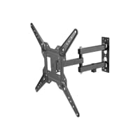 Vision VFM-WA4X4/V3 - Mounting kit - for LCD display (double-articulated) - steel - black - screen size: 37"-60" - wall-mountable