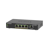 NETGEAR Plus GS305EPP - Switch - smart - 5 x 10/100/1000 (4 PoE+) - desktop, wall-mountable - PoE+ (120 W)