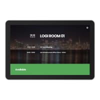 Logitech Tap Scheduler Purpose-Built Scheduling Panel for Meeting Rooms - Video conferencing device - Zoom Certified, Certified for Microsoft Teams - graphite
