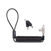 Kensington Slim N17 2.0 Portable Keyed Laptop Lock for Wedge Shaped Slots - Security cable lock - 1.83 m