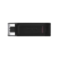 Kingston Technology DataTraveler 70 USB flash drive 128 GB USB Type-C 3.2 Gen 1 (3.1 Gen 1) Black