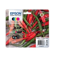 Epson 503 Inkjet Multipack XL High Yield Black/Standard CMY C13T09R94010 - Epson 503 XL