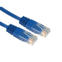 Cables Direct 1m Cat5e networking cable Blue U/UTP (UTP)