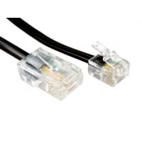 Cables Direct RJ11/RJ45 3m networking cable Black