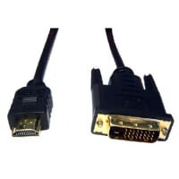Cables Direct 1.8m HDMI-DVI-D 2 m Black