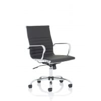 Nola Medium Black Bonded Leather Executive Chair
