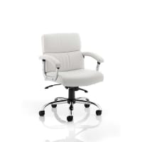 Desire Medium Executive Chair White With Arms