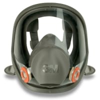 3M 6000 Series Full Face Mask Respirator Large Dark Grey
