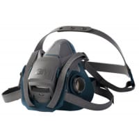 3M 6500 Series 6502QL Reusable Half Face Mask Medium Grey/Teal