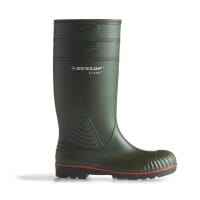 Dunlop Acifort Safety Wellington Boots Heavy Duty Size 10 Green Ref A44263110