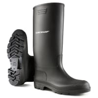 Dunlop Pricemastor Wellington Boot Size 10.5 Black Ref BBB10.5