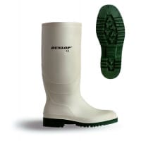 Dunlop Pricemastor PVC Non-Safety Wellington Boot White Size 08