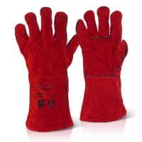 Beeswift Red Welders Gauntlet 14” (Box of 10)