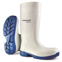 Dunlop Purofort Multigrip Safety Wellington Boots Size 13 White Ref CA6113113