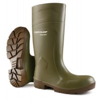 Dunlop Purofort Multigrip Safety Wellington Boots Size 10 Green Ref CA6183110