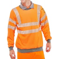 Beeswift Arc Flash GO-RT Sweatshirt Orange 5XL