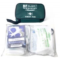Click Medical Travel Kit (Compliant To Bs8599-1 / 2) In A Bag Green