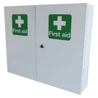 Click Medical Double Door Metal First Aid Cabinet Ref CM1121