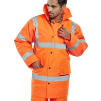 Beeswift High Visibility Constructor Jacket Size 5XL Orange Ref CTJENGOR5XL