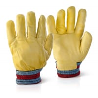 Beeswift Freezer Gloves One Piece Back Yellow (Box of 10)