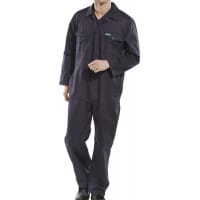 Beeswift Boilersuit Work Overall Size 40 Navy Blue Ref PCBSN40