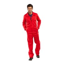 Beeswift Boilersuit Work Overall Size 40 Red Ref PCBSRE40