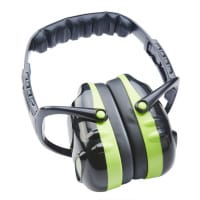 QED 27 Ear Defender Black & Green Ref QED27