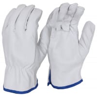 Beeswift Soft Grain Leather Unlined Drivers Glove Pearl (Box of 10)