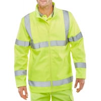 Beeswift High-Vis Soft Shell Jacket EN ISO 20471 Size 3XL Yellow Ref SS20471SY3XL