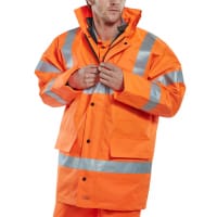 Beeswift 4 In 1 Jacket & Bodywarmer Orange 5XL
