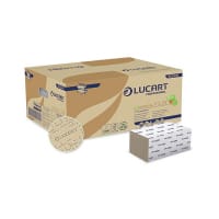 Lucart Pack of 20 EcoNatural VFold Hand Towels 190 Sheets 864049