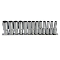 BlueSpot Tools 3/8in Drive Deep Socket Set, 13 Piece