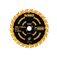 DEWALT Cordless Extreme Framing Circular Saw Blade 165x20mmx24T