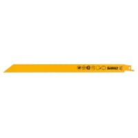 DEWALT Bi-Metal Reciprocating Blade for Metal Rubber & Fibreglass 305mm (Pack 5)
