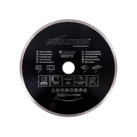 Evolution Diamond Blade, Continuous Rim 210x25.4mm