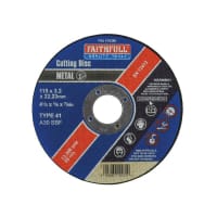 Faithfull Metal Cut Off Disc 115x3.2x22.23mm