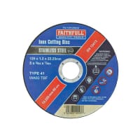 Faithfull Inox Cutting Disc 125x1.2x22.23mm