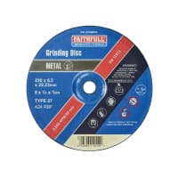 Faithfull Depressed Centre Metal Grinding Disc 230x6.4x22.23mm