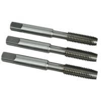 Faithfull HSS Straight Flute Tap Set M8x1.25, 3 Piece