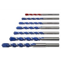 Faithfull Multi Construction Drill Set, 7 Piece