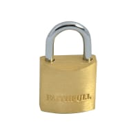 Faithfull Brass Padlock 20mm 3 Keys