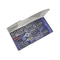 Faithfull Metric Tap & Die Set of 39 Carbon Steel