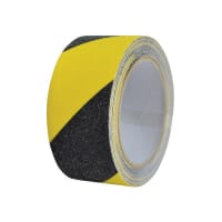 Faithfull Anti-Slip Tape 50mmx5m Black & Yellow Hazard
