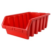 Faithfull Interlocking Storage Bin Size 5 Red 333x500x187mm