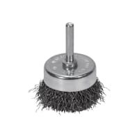 Faithfull Wire Cup Brush 50mmx6mm Shank, 0.30mm Wire