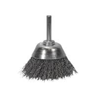 Faithfull Wire Cup Brush 75mmx6mm Shank, 0.30mm Wire