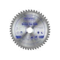 Faithfull TCT Circular Saw Blade Triple Chip Ground 216x30mmx48T NEG