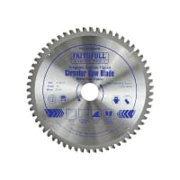 Faithfull TCT Cross Cut Mitre Saw Blade 216x30mmx60T NEG
