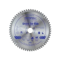 Faithfull TCT Circular Saw Blade Triple Chip Ground 250x30mmx60T NEG